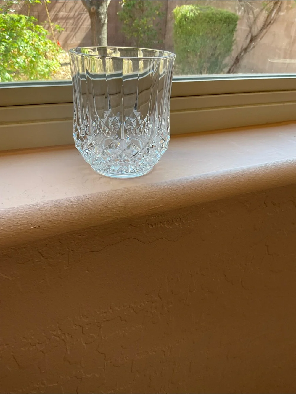 Set 4 Cristal D'Arques Longchamp Crystal Old Fashioned Glasses France 3.75” tall